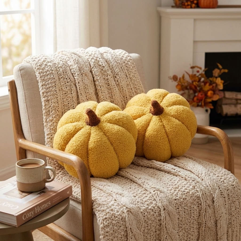 Decorative Pumpkin Pillow | 15–35 cm