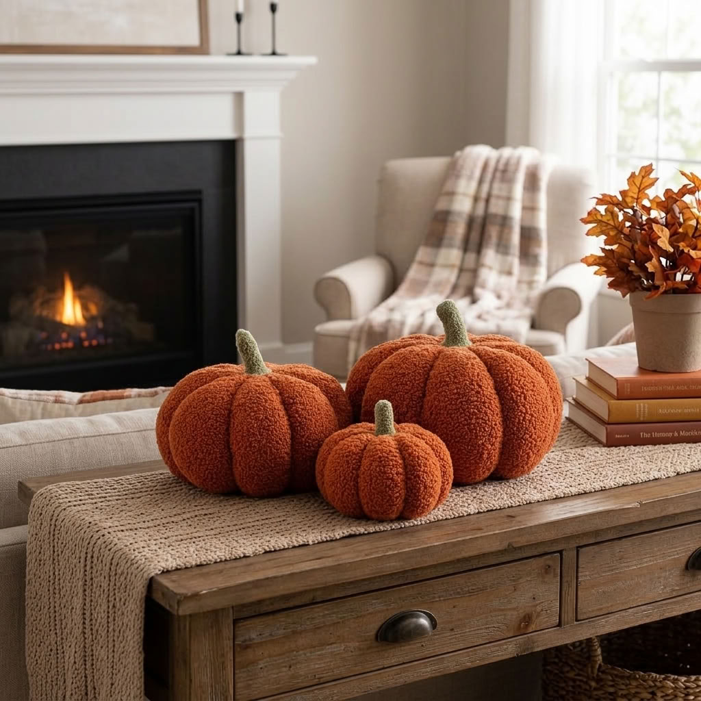 Decorative Pumpkin Pillow | 15–35 cm