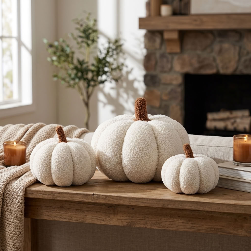 Decorative Pumpkin Pillow | 15–35 cm
