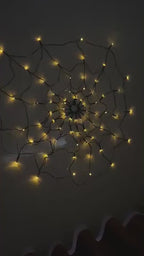 Halloween Led Spider Web String Light 5v Remote Co